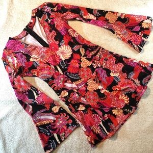 Retro bohemian Go-go hippie costume minidress